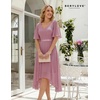 image:imageBeryLove Cocktail Formal Party Dress Bridesmaid Wedding Guest A Line Lace Elegant Flowy Prom DressesBlush