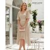image:imageBeryLove Cocktail Formal Party Dress Bridesmaid Wedding Guest A Line Lace Elegant Flowy Prom DressesChampagne