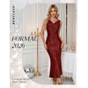 image:imageBeryLove Formal Sequin Prom Wedding Guest Cocktail Evening Bodycon DressesBburgundy