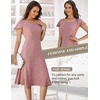 image:imageBeryLove Prom Dress for Teens Sequin Formal Party Dress with Flutter Short Sleeves for Wedding amp Cocktail Evening EventsBlush