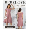 image:imageBeryLove Prom Dress for Teens Sequin Formal Party Dress with Flutter Short Sleeves for Wedding amp Cocktail Evening EventsBlush