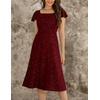image:imageBeryLove Prom Dress for Teens Sequin Formal Party Dress with Flutter Short Sleeves for Wedding amp Cocktail Evening EventsBurgundy