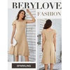 image:imageBeryLove Prom Dress for Teens Sequin Formal Party Dress with Flutter Short Sleeves for Wedding amp Cocktail Evening EventsChampagne