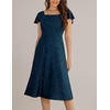 image:imageBeryLove Prom Dress for Teens Sequin Formal Party Dress with Flutter Short Sleeves for Wedding amp Cocktail Evening EventsDarkblue