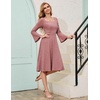 image:imageBeryLove Prom Dress for Teens Sequin Formal Party Dress with Flutter Short Sleeves for Wedding amp Cocktail Evening EventsLong Sleeve Blush