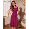 image:imageBeryLove Prom Dress for Teens Sequin Formal Party Dress with Flutter Short Sleeves for Wedding amp Cocktail Evening EventsRose