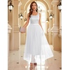 image:imageBeryLove Sequin Dress for Woman Vintage A Line Wedding Formal Swing Mesh Dress Sleeveless Cocktail Maxi GownsLongwhite