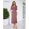 image:imageBeryLove Sequin Formal Cocktail Long Dress Evening Wedding Guest Mother of The Bride Dresses with ShawlBlush