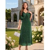 image:imageBeryLove Sequin Formal Cocktail Long Dress Evening Wedding Guest Mother of The Bride Dresses with ShawlDarkgreen