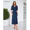 image:imageBeryLove Sequin Formal Cocktail Long Dress Evening Wedding Guest Mother of The Bride Dresses with ShawlNavyblue