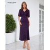 image:imageBeryLove Sequin Formal Cocktail Long Dress Evening Wedding Guest Mother of The Bride Dresses with ShawlPurple