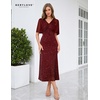 image:imageBeryLove Sequin Formal Cocktail Long Dress Evening Wedding Guest Mother of The Bride Dresses with ShawlRed