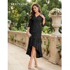 image:imageBeryLove Sequin Formal Cocktail Wedding Guest Dress Summer Prom Sparkly Party Evening Gowns Ruffle Hi Low Midi DressesBlack
