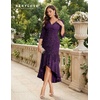 image:imageBeryLove Sequin Formal Cocktail Wedding Guest Dress Summer Prom Sparkly Party Evening Gowns Ruffle Hi Low Midi DressesGrape
