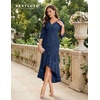 image:imageBeryLove Sequin Formal Cocktail Wedding Guest Dress Summer Prom Sparkly Party Evening Gowns Ruffle Hi Low Midi DressesNavy