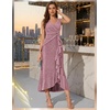 image:imageBeryLove Sequin Formal Wedding Guest Prom Cocktail Party Long Ruffle Dresses Sparkly Evening Mother of The Bride DressBlush
