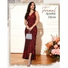 image:imageBeryLove Sequin Formal Wedding Guest Prom Cocktail Party Long Ruffle Dresses Sparkly Evening Mother of The Bride DressBurgundy