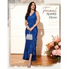 image:imageBeryLove Sequin Formal Wedding Guest Prom Cocktail Party Long Ruffle Dresses Sparkly Evening Mother of The Bride DressRoyalblue