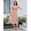 image:imageBeryLove Sequin Formal Wedding Guest Prom Party Dress Off Shoulder Cocktail Sparkly Midi Evening DressBlush