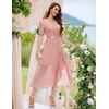 image:imageBeryLove Sequin Formal Wedding Guest Prom Party Dress Off Shoulder Cocktail Sparkly Midi Evening DressBlush