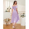 image:imageBeryLove Sequin Formal Wedding Guest Prom Party Dress Off Shoulder Cocktail Sparkly Midi Evening DressLavender