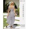 image:imageBeryLove Summer Wedding Guest Formal Cocktail Dresses Sequin Prom Party Lace High Low Bridesmaid Elegant DressGrey