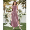 image:imageBeryLove Womens Formal Sequin Wedding Guest Dress Sparkly Long Prom Evening DressesBlush