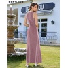 image:imageBeryLove Womens Formal Sequin Wedding Guest Dress Sparkly Long Prom Evening DressesBlush