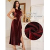 image:imageBeryLove Womens Formal Sequin Wedding Guest Dress Sparkly Long Prom Evening DressesBurgundy