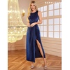 image:imageBeryLove Womens Formal Sequin Wedding Guest Dress Sparkly Long Prom Evening DressesNavy
