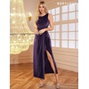image:imageBeryLove Womens Formal Sequin Wedding Guest Dress Sparkly Long Prom Evening DressesPurple