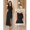 image:imageBeryLove Womens Formal Wedding Guest Slit Dress Classy Sleeveless Long Prom Gala DressesBlack