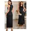 image:imageBeryLove Womens Formal Wedding Guest Slit Dress Classy Sleeveless Long Prom Gala DressesBlack