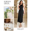 image:imageBeryLove Womens Formal Wedding Guest Slit Dress Classy Sleeveless Long Prom Gala DressesBlack