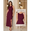 image:imageBeryLove Womens Formal Wedding Guest Slit Dress Classy Sleeveless Long Prom Gala DressesBurgundy