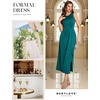 image:imageBeryLove Womens Formal Wedding Guest Slit Dress Classy Sleeveless Long Prom Gala DressesTeal Blue