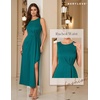 image:imageBeryLove Womens Formal Wedding Guest Slit Dress Classy Sleeveless Long Prom Gala DressesTeal Blue