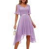 image:imageBeryLove Cocktail Formal Party Dress Bridesmaid Wedding Guest A Line Lace Elegant Flowy Prom DressesLavender