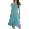 image:imageBeryLove Prom Dress for Teens Sequin Formal Party Dress with Flutter Short Sleeves for Wedding amp Cocktail Evening EventsLight Blue