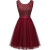 Tulle Sequin Burgundy