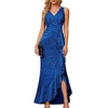 image:imageBeryLove Sequin Formal Wedding Guest Prom Cocktail Party Long Ruffle Dresses Sparkly Evening Mother of The Bride DressRoyalblue
