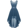 Grey Blue Sequin
