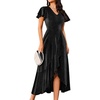 image:imageBeryLove Women Sequin Formal Party Dress Wedding Guest Cocktail Long Evening DressesBlack Ruffle
