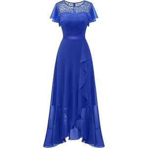 image:imageBeryLove Formal Dresses for Women 2026 Wedding Guest with Slit Cocktail Elegant Lace Long Prom DressRoyalblue