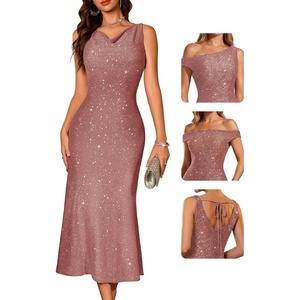 image:imageBeryLove Formal Sequin Prom Wedding Guest Cocktail Evening Bodycon DressesBlush