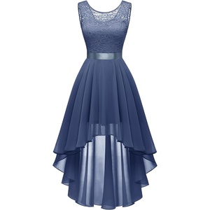 image:imageBeryLove Summer Wedding Guest Formal Cocktail Dresses Sequin Prom Party Lace High Low Bridesmaid Elegant DressGrayish Purple