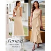 image:imageBeryLove Formal Wedding Guest Evening Midi Ruffle Dresses Prom Cocktail Party Mother of The Bride DressBeige