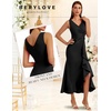 image:imageBeryLove Formal Wedding Guest Evening Midi Ruffle Dresses Prom Cocktail Party Mother of The Bride DressBlack