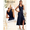 image:imageBeryLove Formal Wedding Guest Evening Midi Ruffle Dresses Prom Cocktail Party Mother of The Bride DressNavy