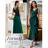 image:imageBeryLove Formal Wedding Guest Evening Midi Ruffle Dresses Prom Cocktail Party Mother of The Bride DressPeacock Green